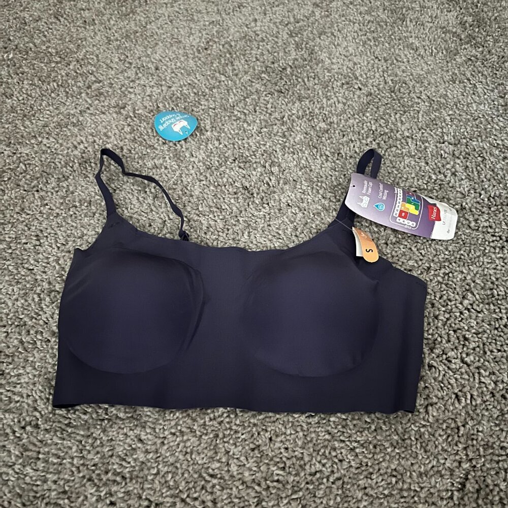 Hanes Bra Purple SM NWT - Picture 2 of 4